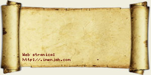 Anica Miljojčić vizit kartica